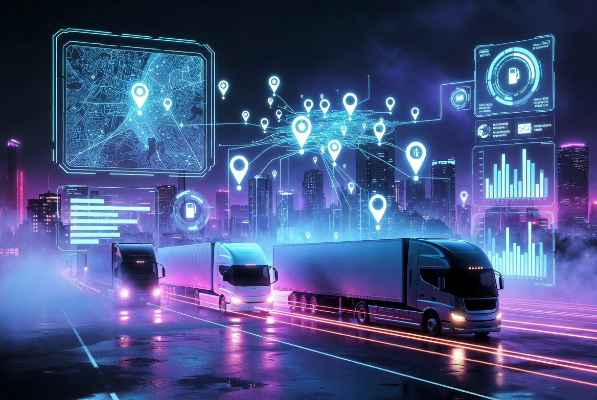 Real-time mobility network and car tracking interface